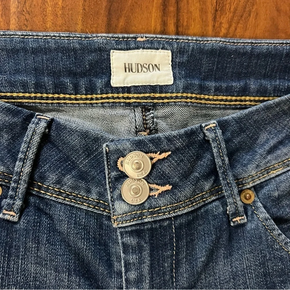 Hudson Collin Flap Skinny Midrise Denim Jeans NW422ZNA Womens size 27